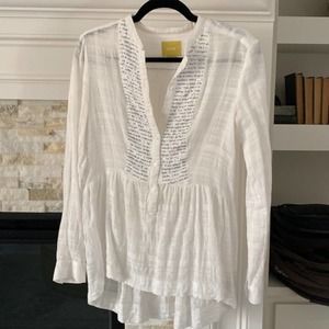 Maeve White Top Tunic